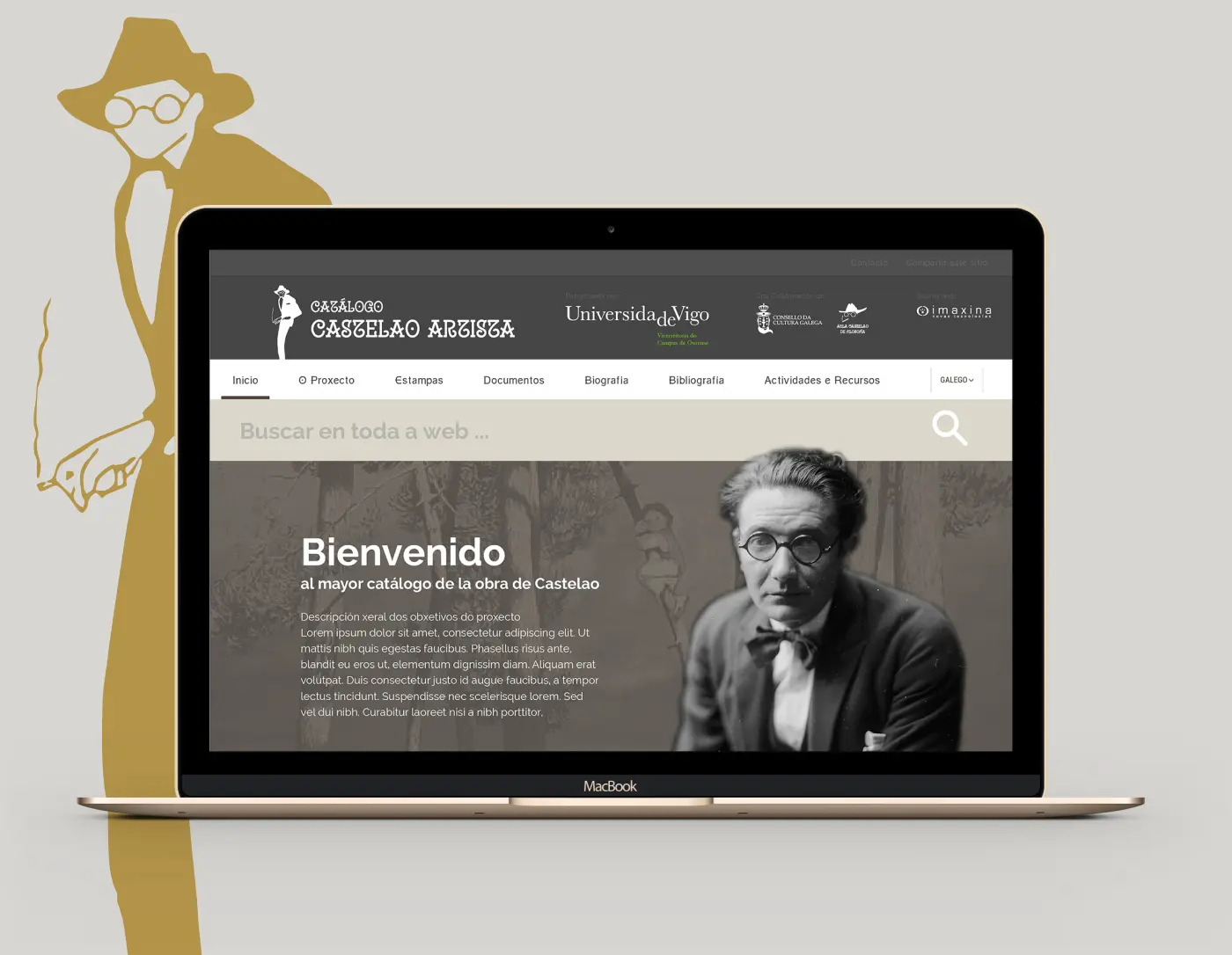 Cover image work Castelao Artist